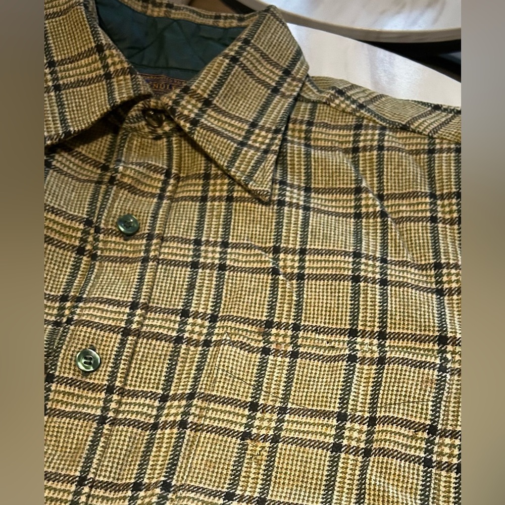 Vintage Pendleton Wool Button Down Men’s Shirt Sz… - image 1